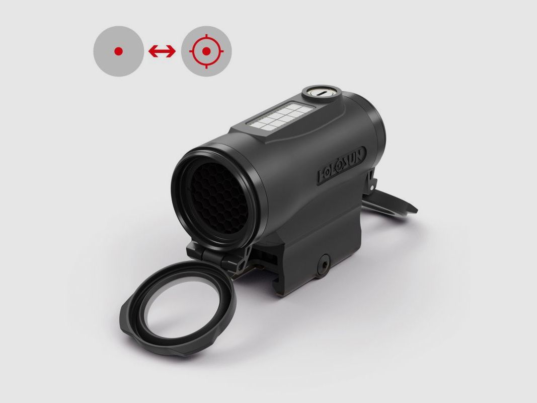 Holosun Mirino Reflex HE530C-RD con Reticolo Rosso: Punto 2MOA & Punto Circolare 65MOA, immagine 1 di 6
