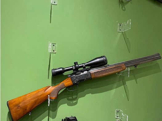 CZ ZH304 DUBBELE GEWEER - 12/70 + 7x57R - MET BIJNA NIEUWE MEOPTA 7x56 RD