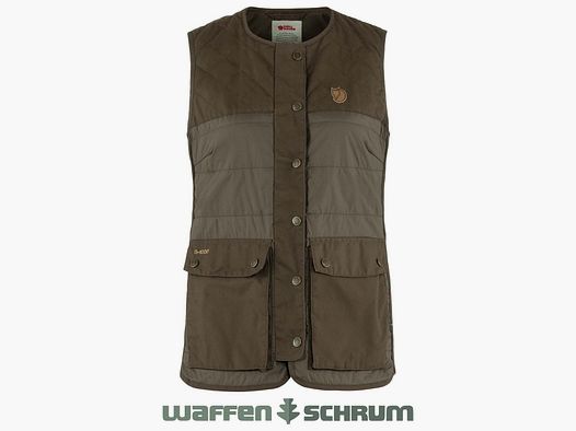 Fjällräven Weste Forest Wool Padded Dark Olive