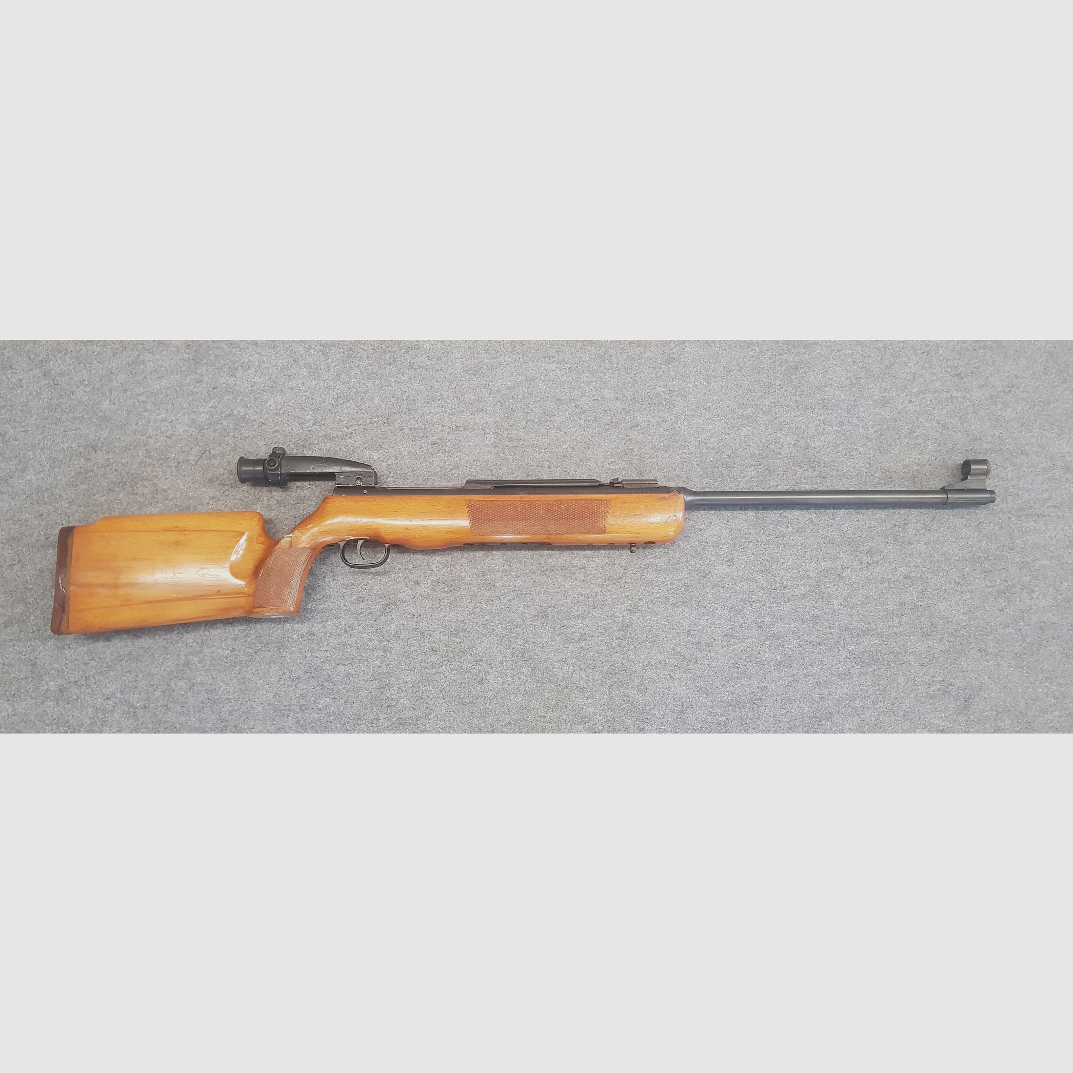 Weihnachtsangebot Seltenes aus Suhl Oberhebelspanner Luftgewehr Haenel Mod. IV/M im guten restaurierten Zustand Oberhebel 4M cal. 4,5mm Diabolo