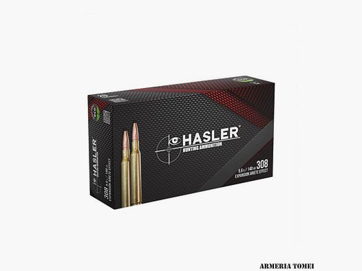 HASLER – .308 WIN EXPANSION EFFECT ARIETE 9.6G / 148GR