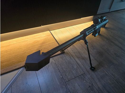 M82 Scharfschützengewähr mit Zielfernrohr, WIE NEU: Airsoft co2