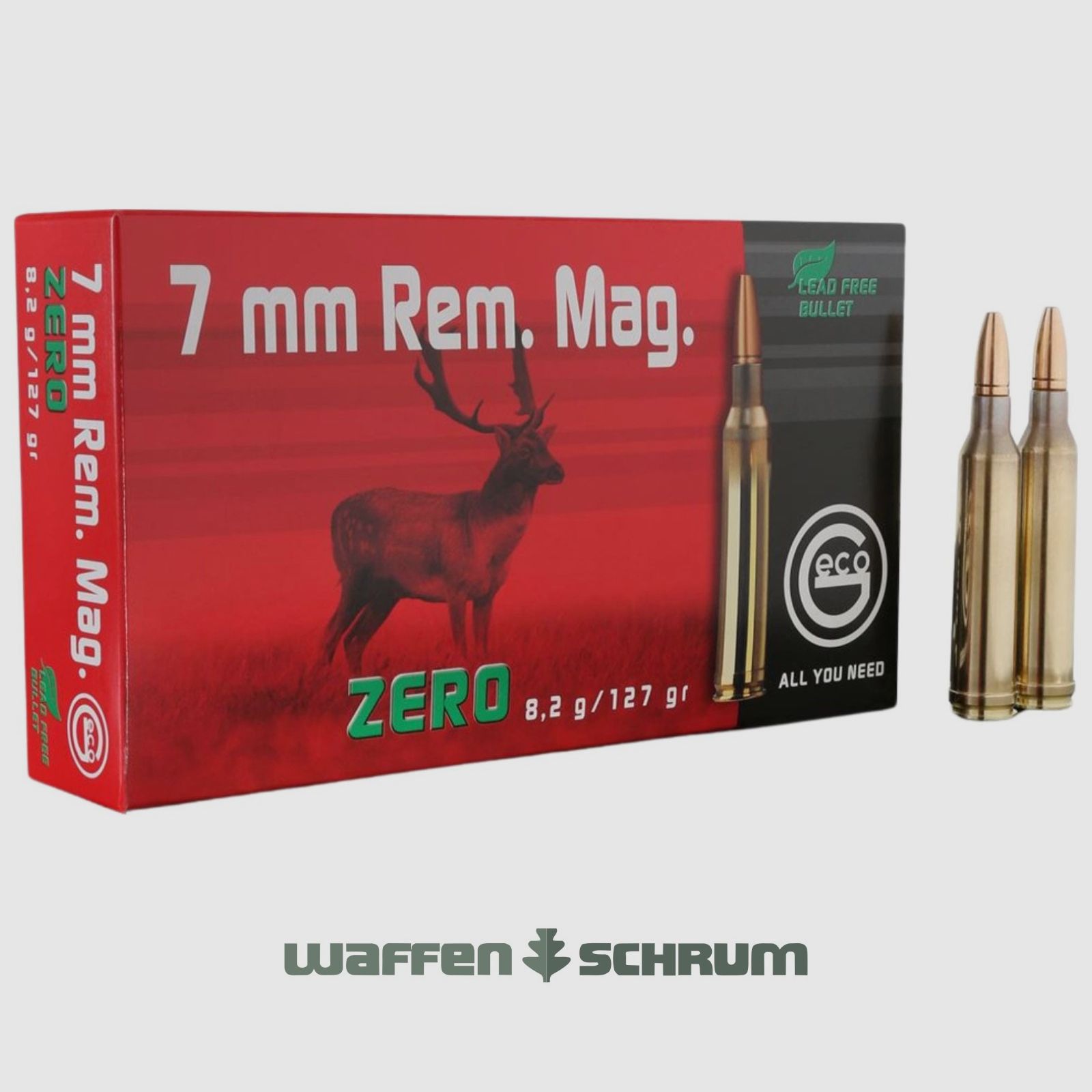 Geco Zero 8,2g - 127gr 7mmRemMag