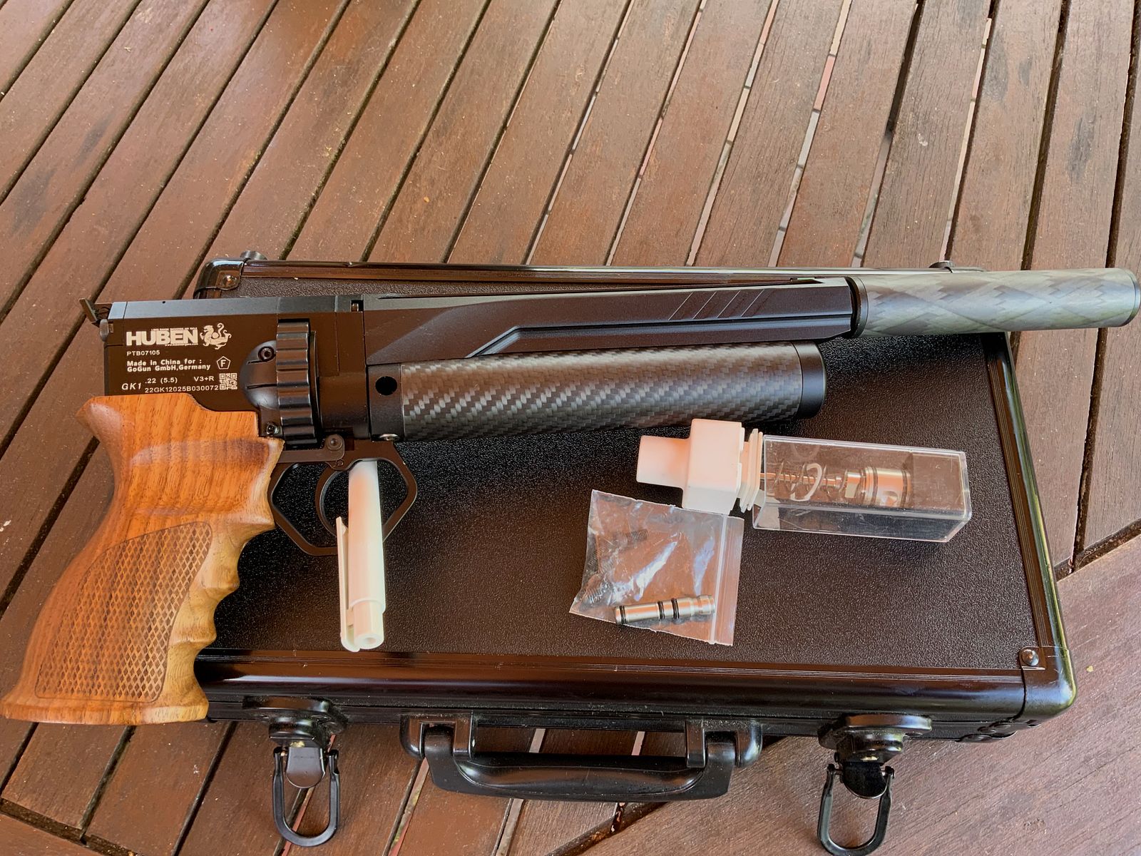 PCP Luftpistole Huben GK 1Pressluftpistole