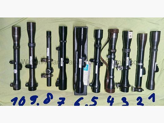 Target scopes Gerard, Hensoldt, Zeiss etc.