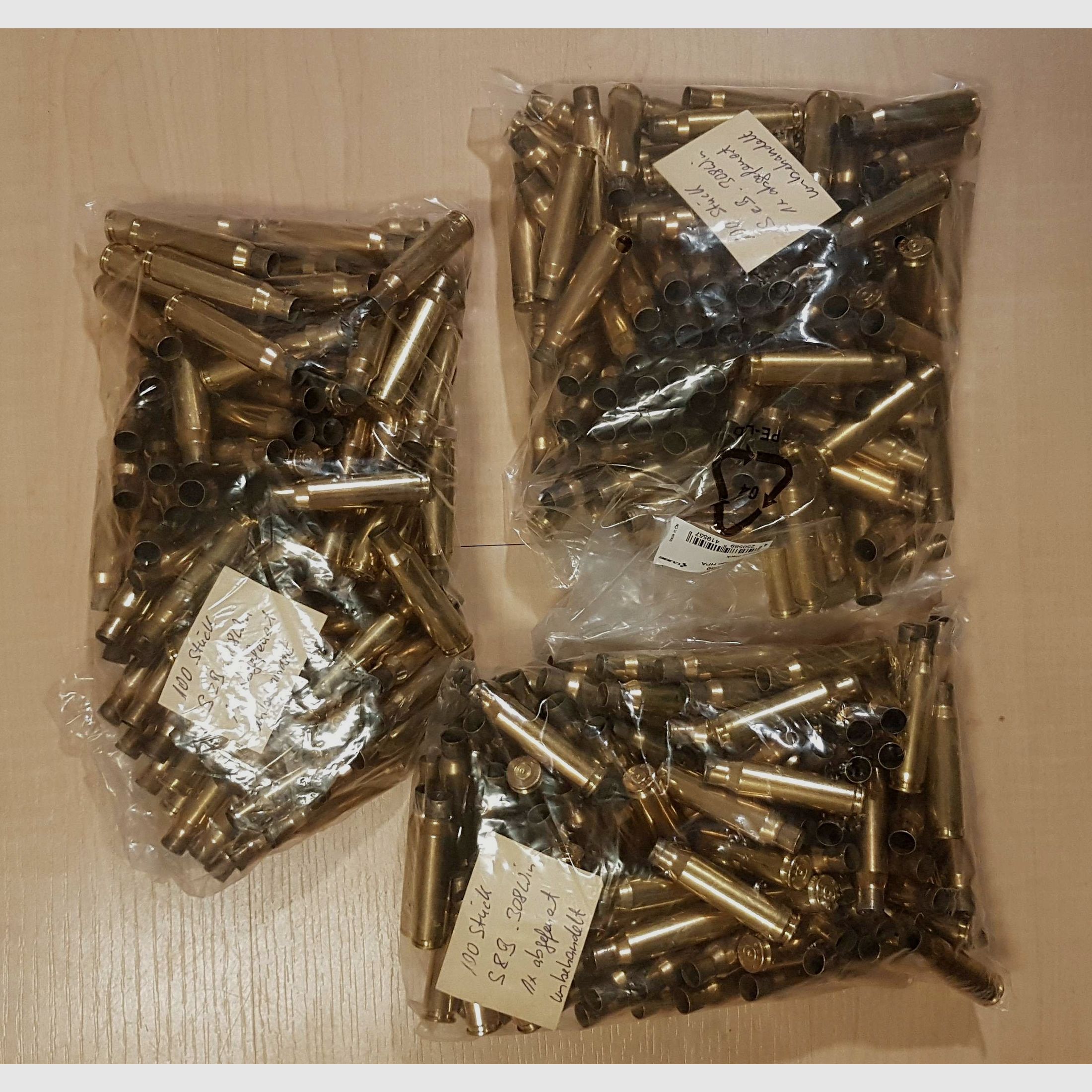 Patronenhülsen, S&B, Kal .308Win, 300 Stück, inklusive Versand innerhalb Deutschland