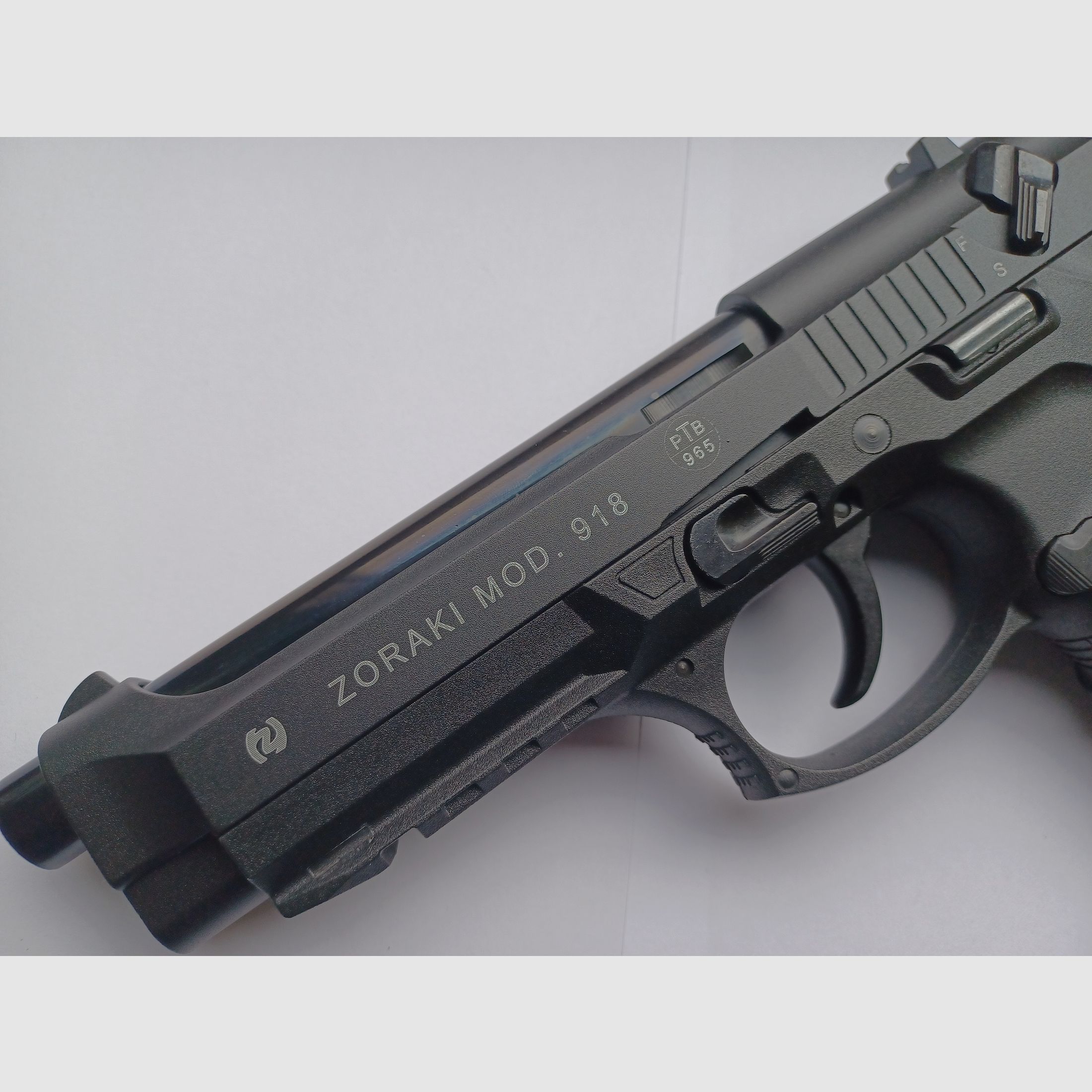 Zoraki 918 cal. 9mm P.A.K. PTB-NR. 965