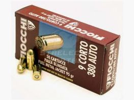 Munitions FIOCCHI – 9mm court – 95 grains – blindé