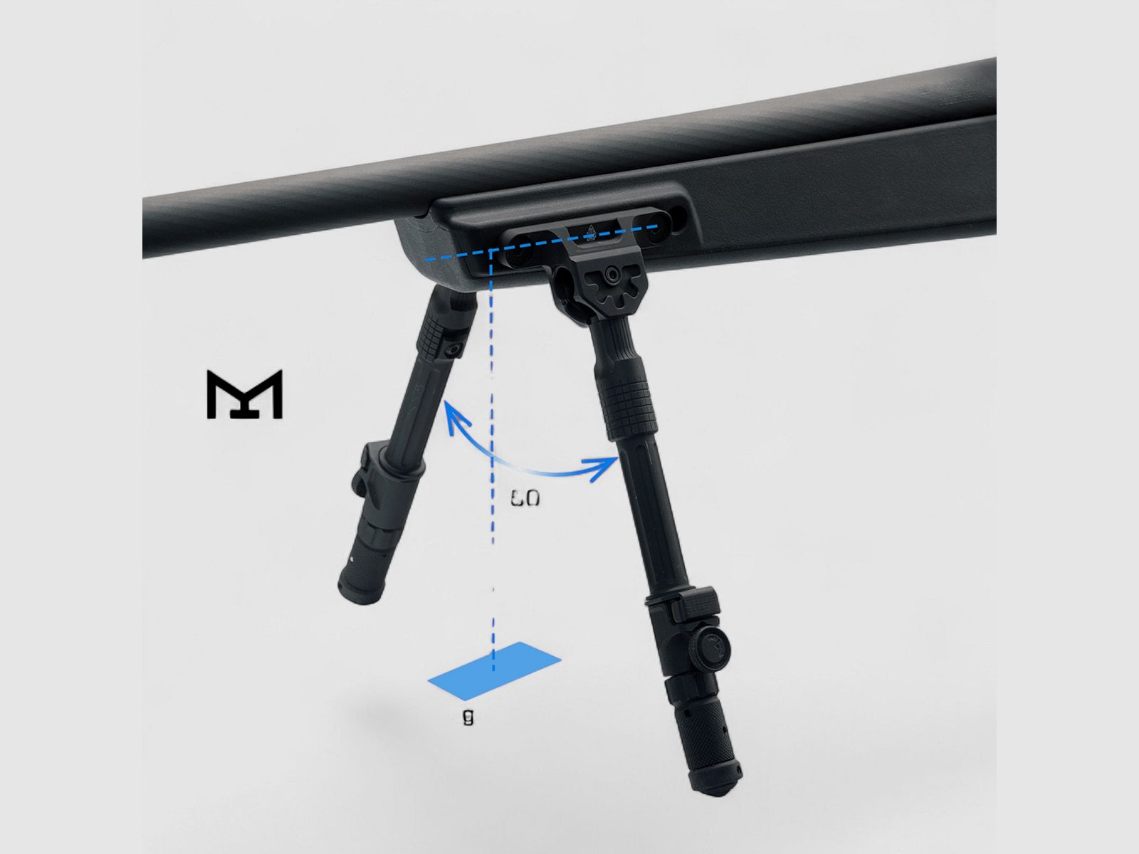 UTG Recon Flex II M-LOK Zweibein, Bild 9 von 9
