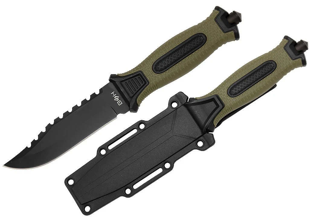 Couteau tactique N-263A BSH Adventure vert