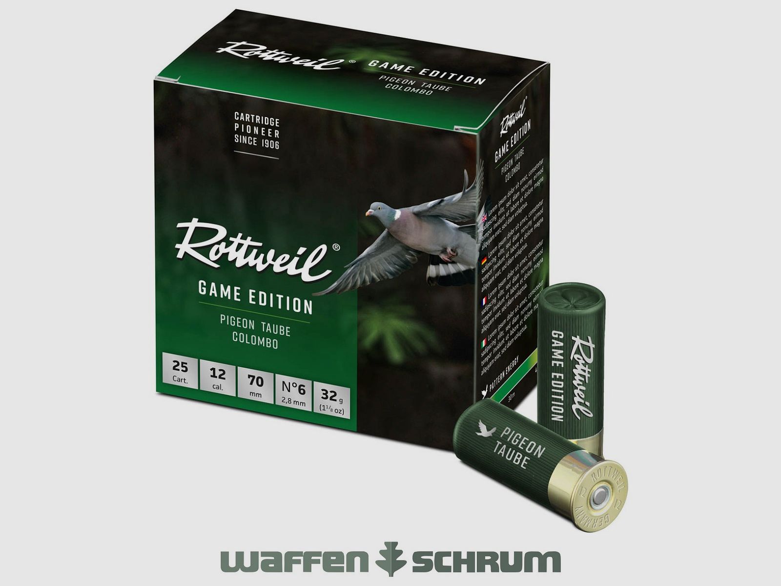 Rottweil Game Edition Taube 12/70 2,8mm - 32g