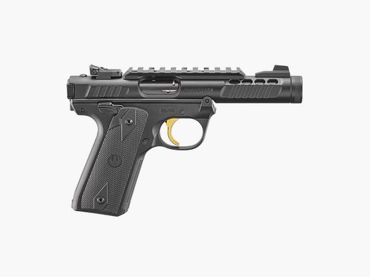 Ruger PISTOL MARK IV 22/45 LITE .22 LR 4.4"/11.18CM BLACK ANODIZED 1/2"-28