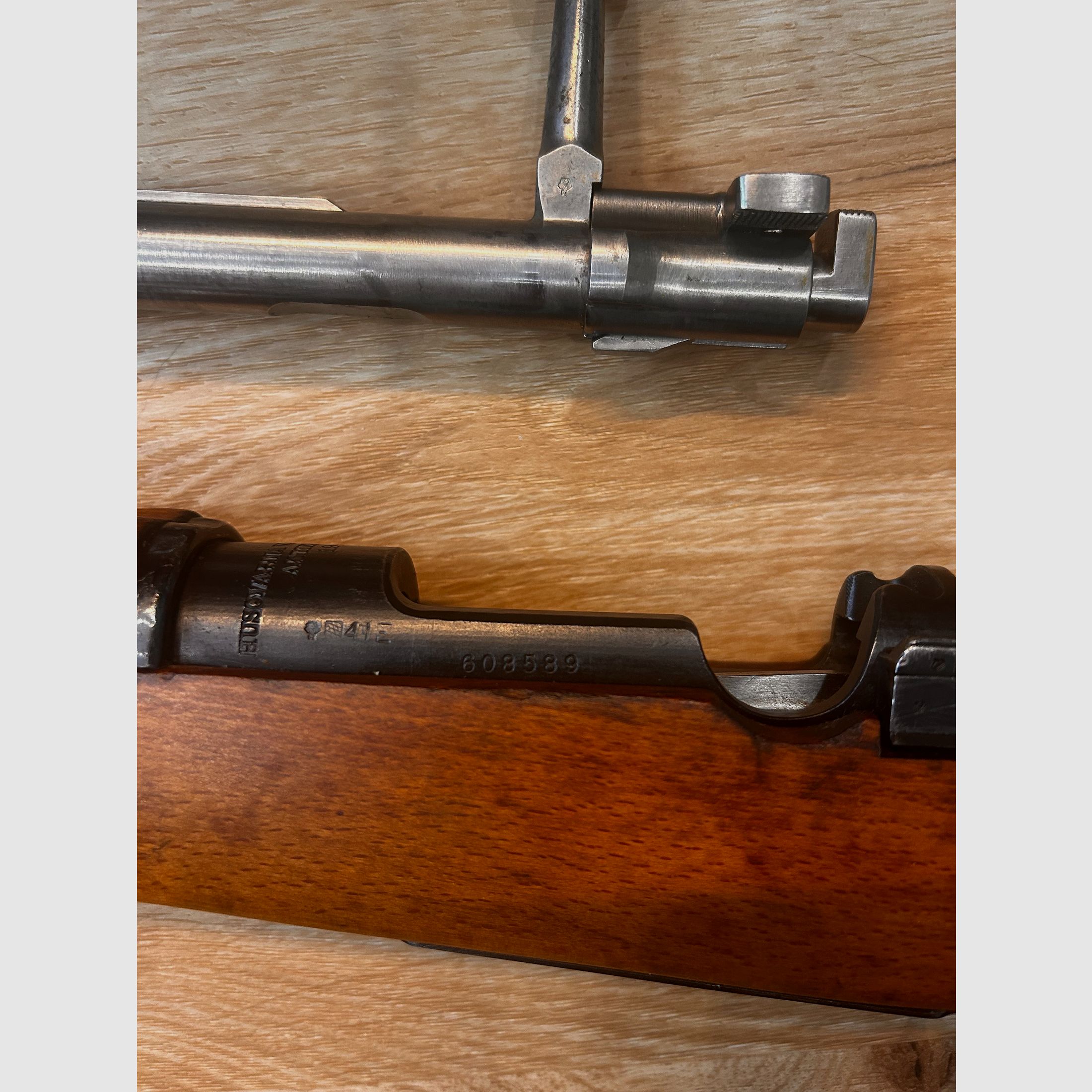 Repeater rifle Swedish Mauser