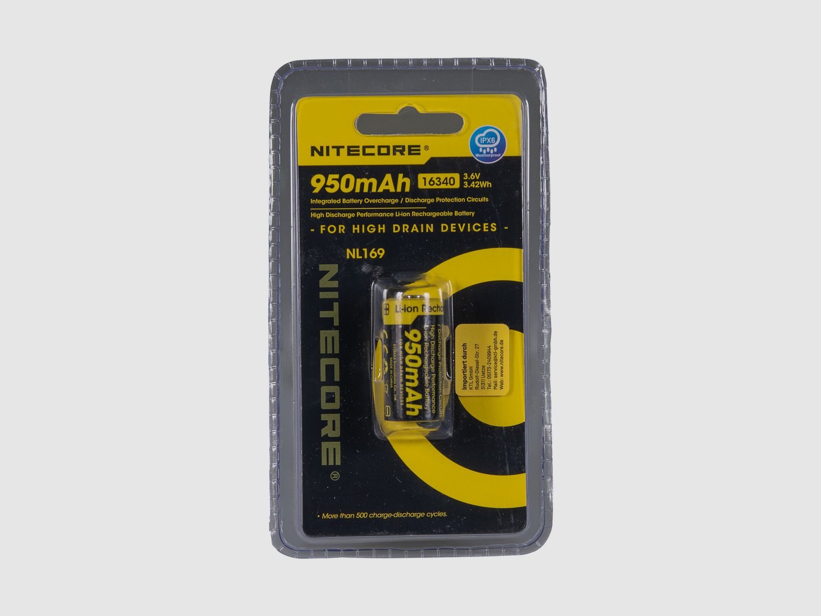 Nitecore Li-Ion-Akku NL 169