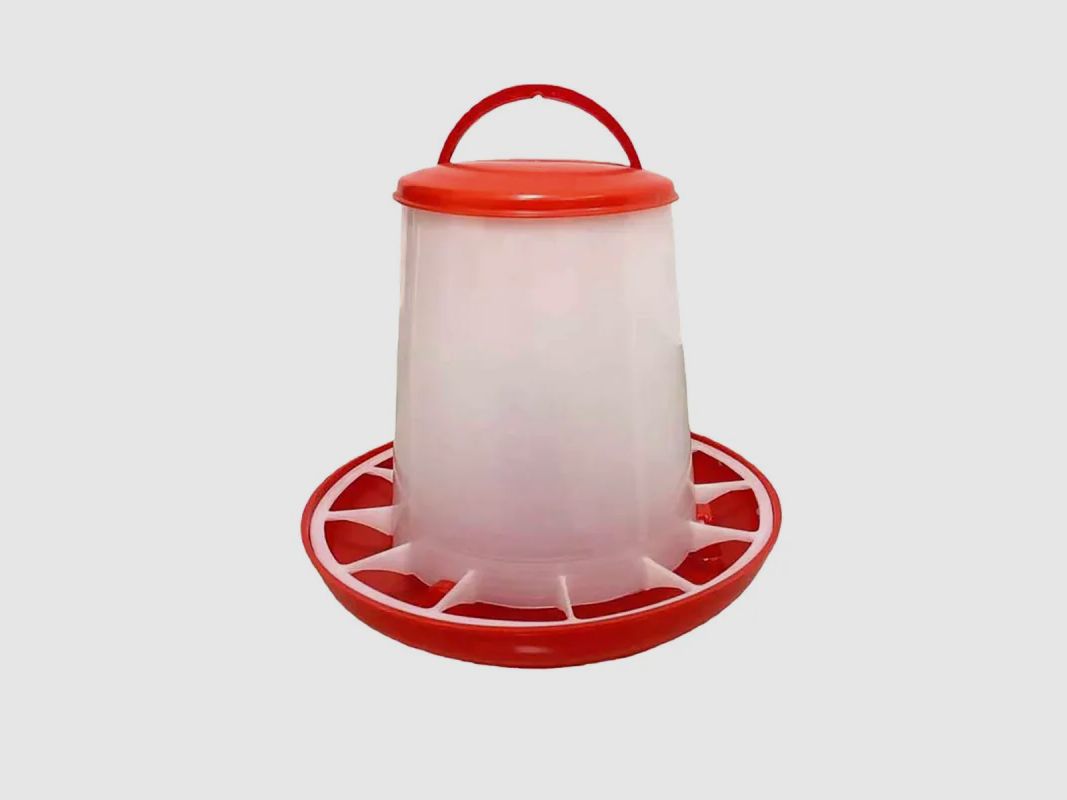 Drinkbak 3L + Voederbak 3kg - met handvat, afbeelding 3 van 7