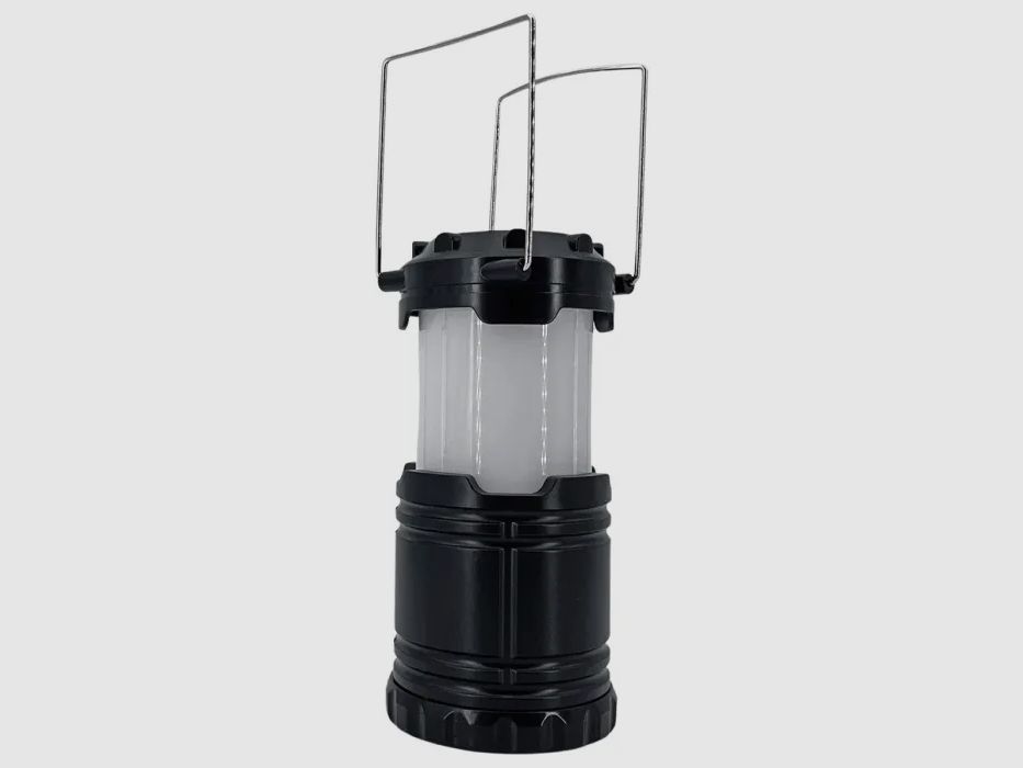 Camping lantern with flame effect 2-in-1