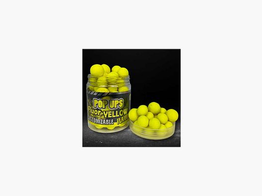 Bouillette Pop-Up Pro Elite Baits Gelb Anpassbarer Geschmack 14/20 mm