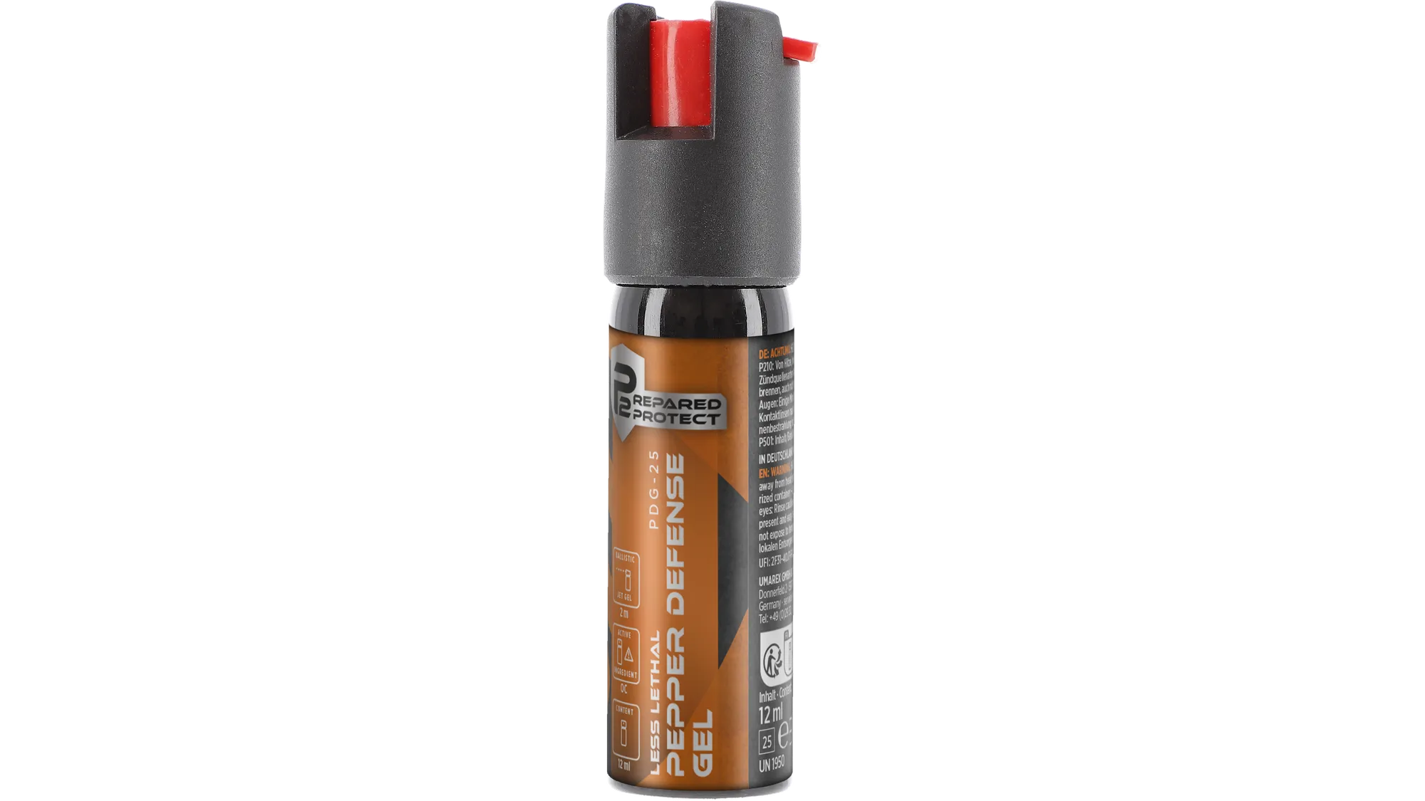 Umarex P2P PDG-25 Pfeffergel 12 ml – ballistischer Strahl