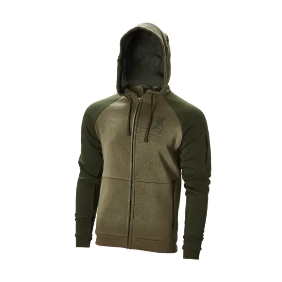 Sweatshirt Browning Snapshot Zip Zwei Töne Grün