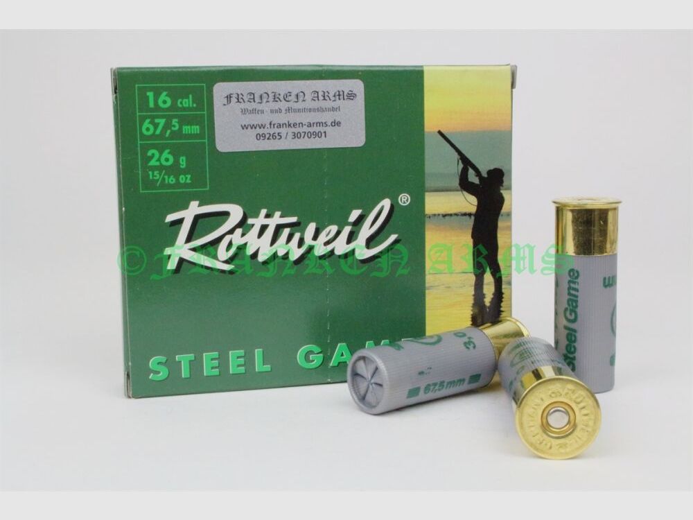 Rottweil STEEL GAME 16/67,5 3,0mm 26g 10Stück Staffelpreise