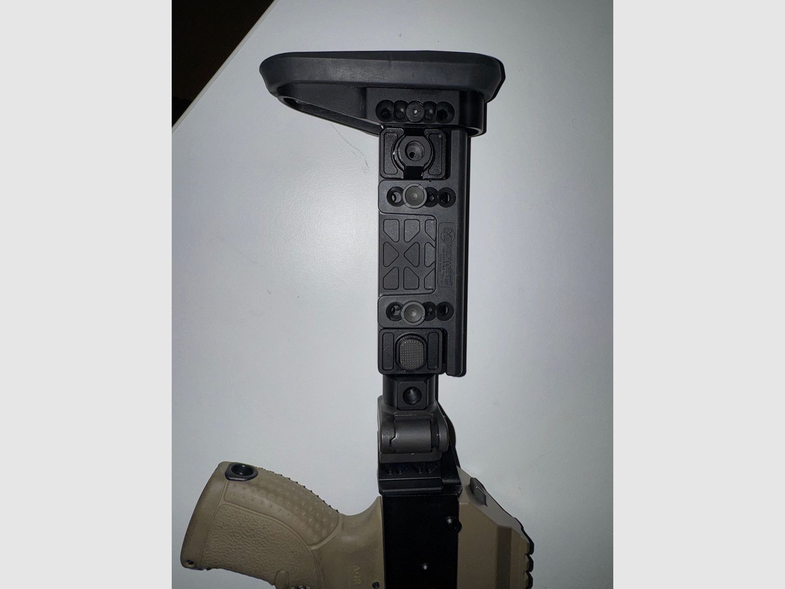 Midwest Industries Alpha Ak Folding Stock + Picatinny Adapter