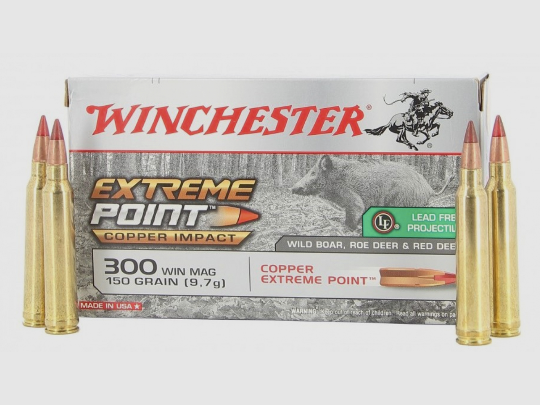 300 Win Mag Extr Point bleifrei 9,7g / 150grs