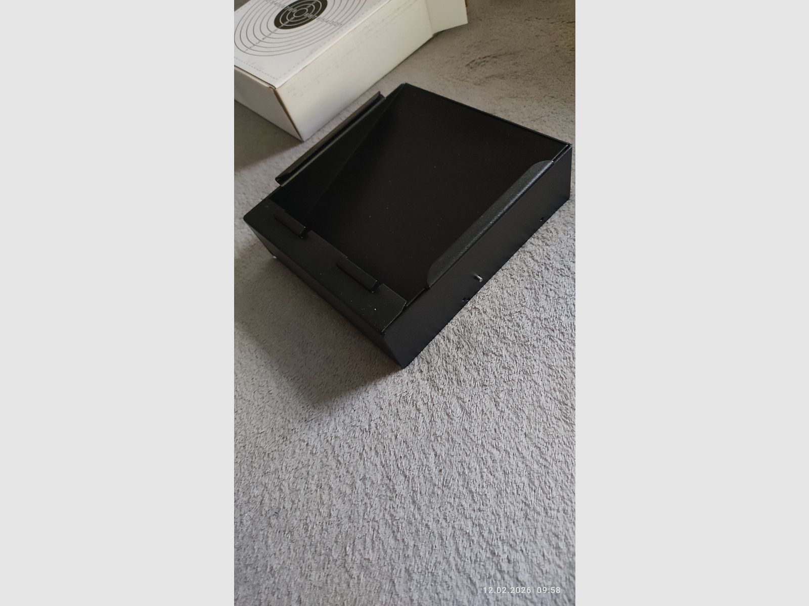 Shooting box bullet trap 14x14 new original packaging