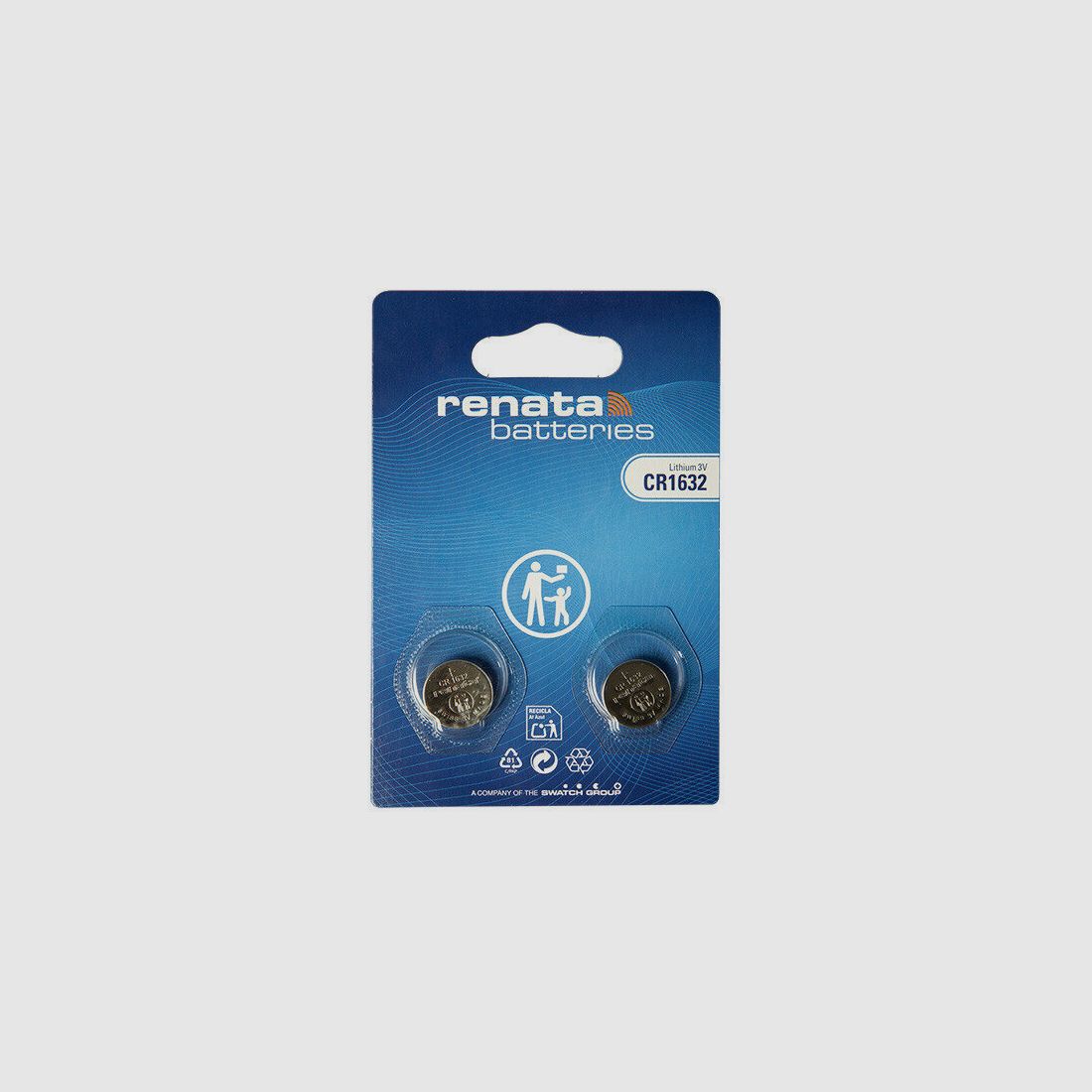 Renata Lithium Battery CR1632 3V x2