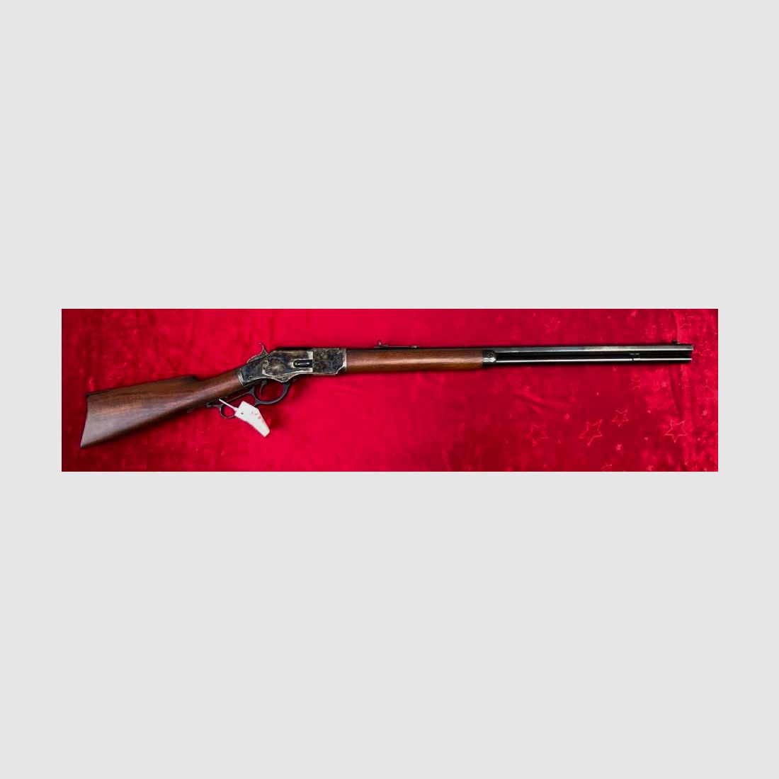 Winchester 73 aus Hege Uberti Fertigung Kal. 44 - 40  Ganzstahl bunt gehärtet mit 8-kant Lauf