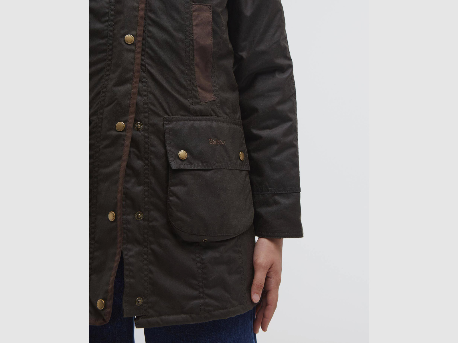 BARBOUR Chaqueta encerada Bower Oliva