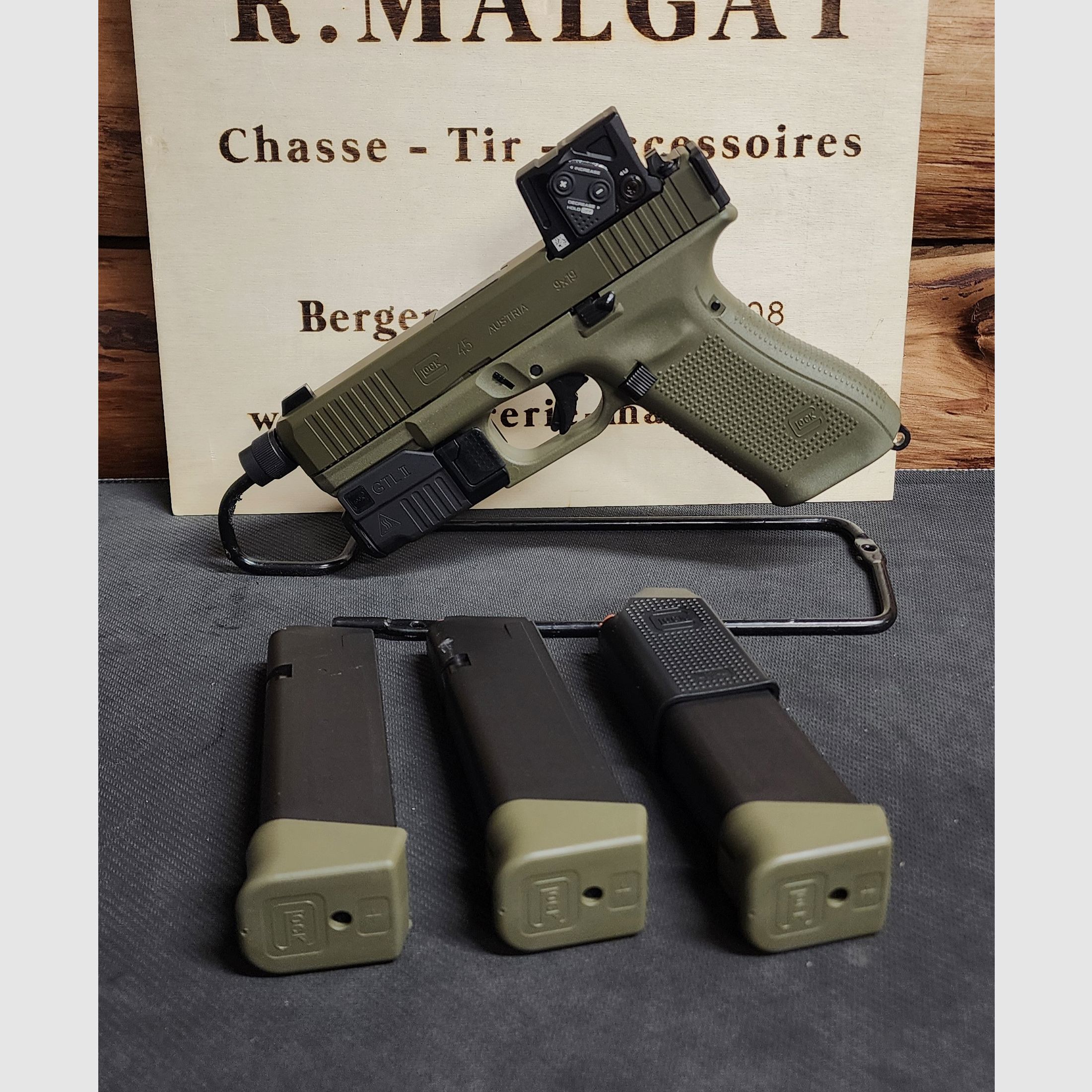 GLOCK 45 Gen5 FS MOS Fileté A-CUT Aimpoint COA GTL II Combo « Edition Hunter ODG » cal.9×19 (auf Bestellung), Bild 2 von 11