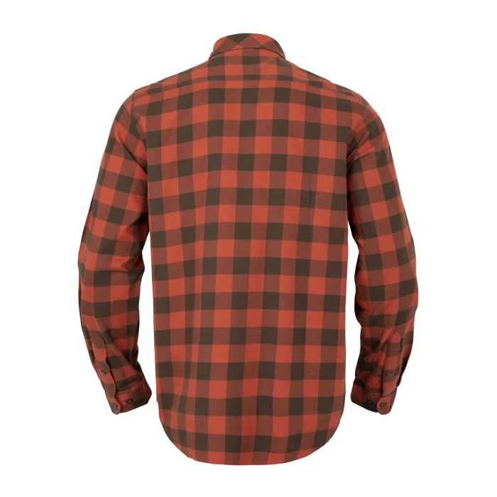 Koszula Harkila SCANDINAVIAN L/S Autumn orange check (105103206), zdjęcie 2 z 8