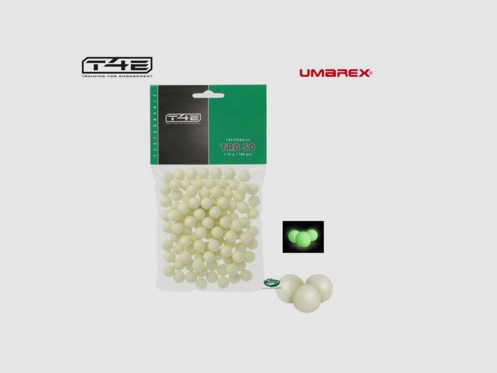 UMAREX T4E cal.50 balas de goma fluorescentes paquete de 100 uds