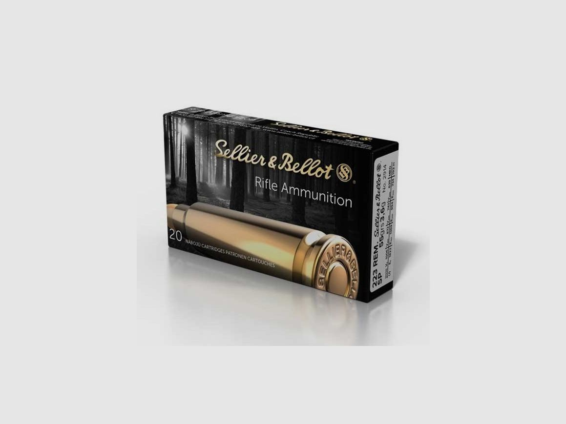 S&B Munition .223 REM 3,6 g (20 Stück)