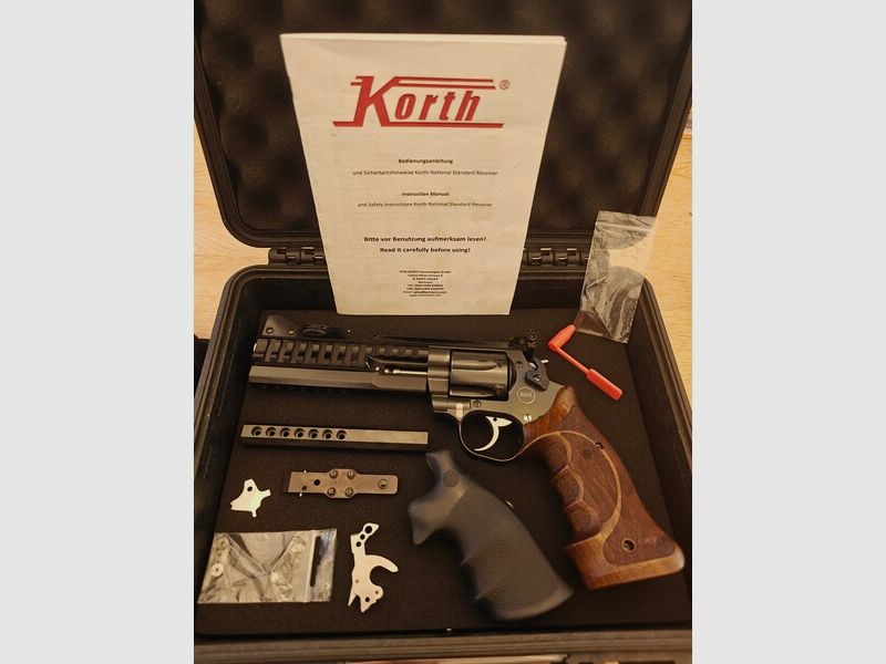 Korth National Standard Super Sport 1400, 6", Kaliber .357 Magnum