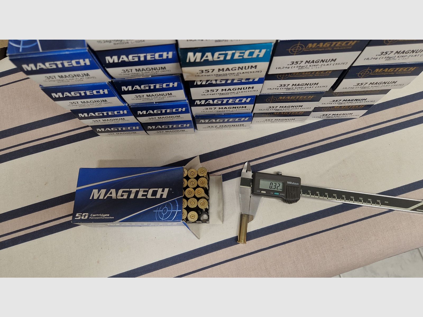 1000 mosiężnych łusek Magtech .357 Mag, zdjęcie 3 z 3