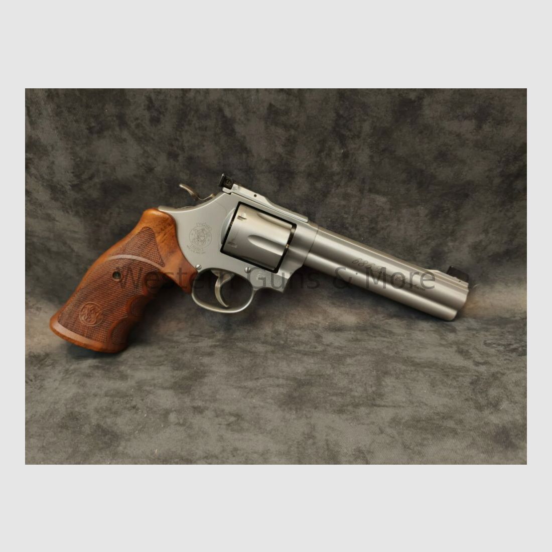 Smith & Wesson S&W 686-6 Target Champion Stainless matt 6" Kal.357Mag.