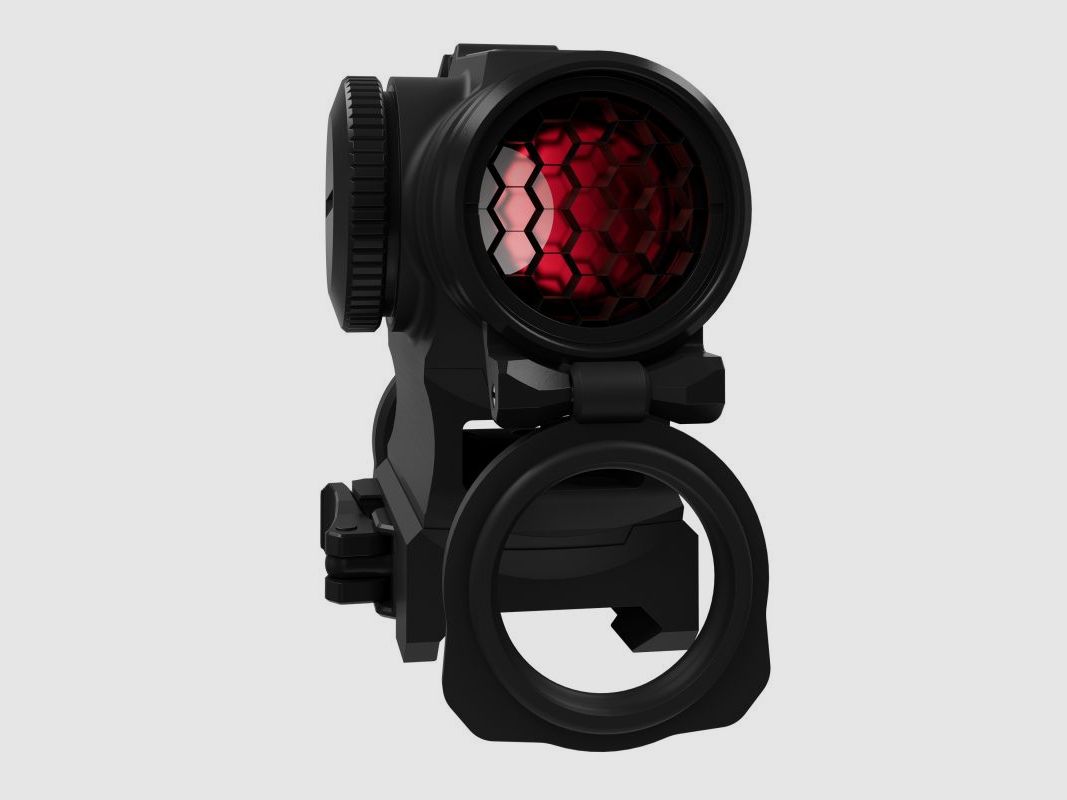 Holosun Mirino Reflex HE515G-M-GR con reticolo verde: Punto 2MOA & Punto circolare 65MOA, immagine 4 di 8