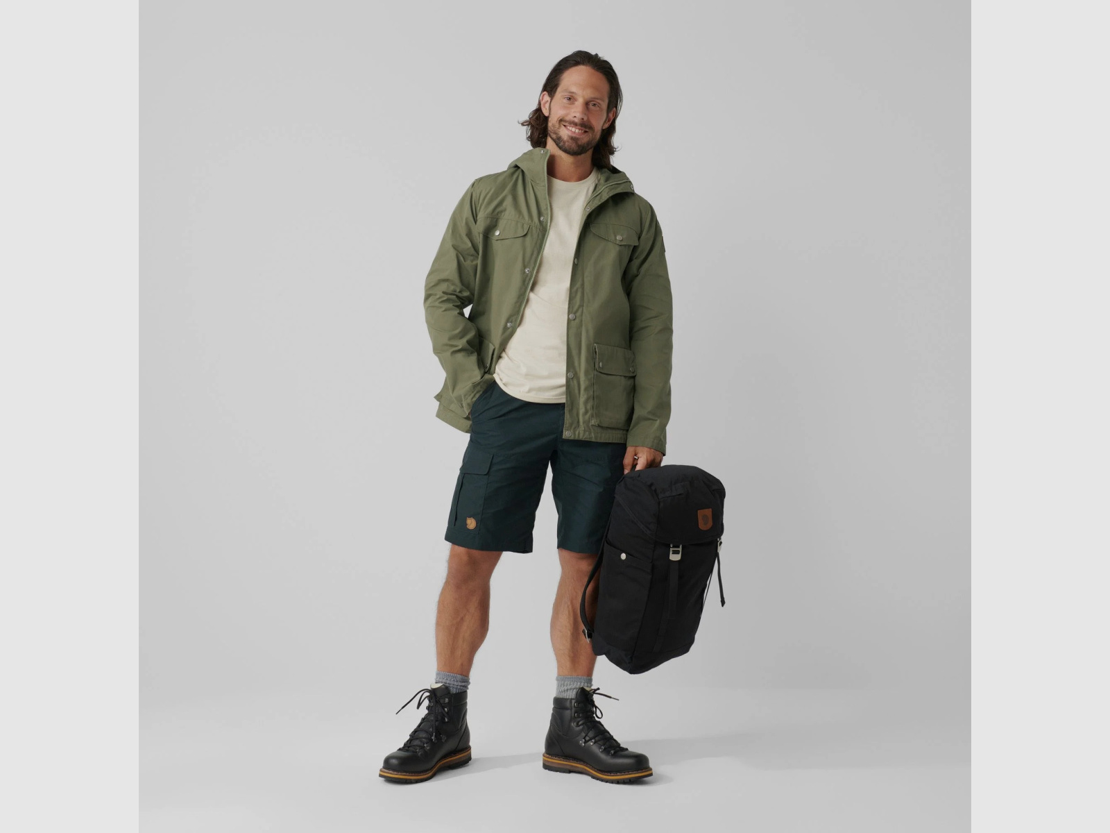 FJÄLLRÄVEN Karl Pro Shorts M Dark Olive