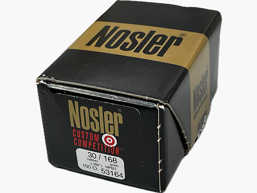 Nosler Custom Competition Geschoss Kal. .30 168grs HPBT