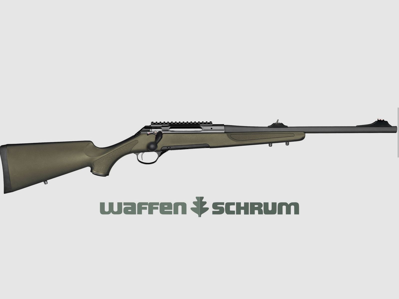 Haenel Jaeger 10 Green Softtouch Picatinny-Schiene / Semi-Weight