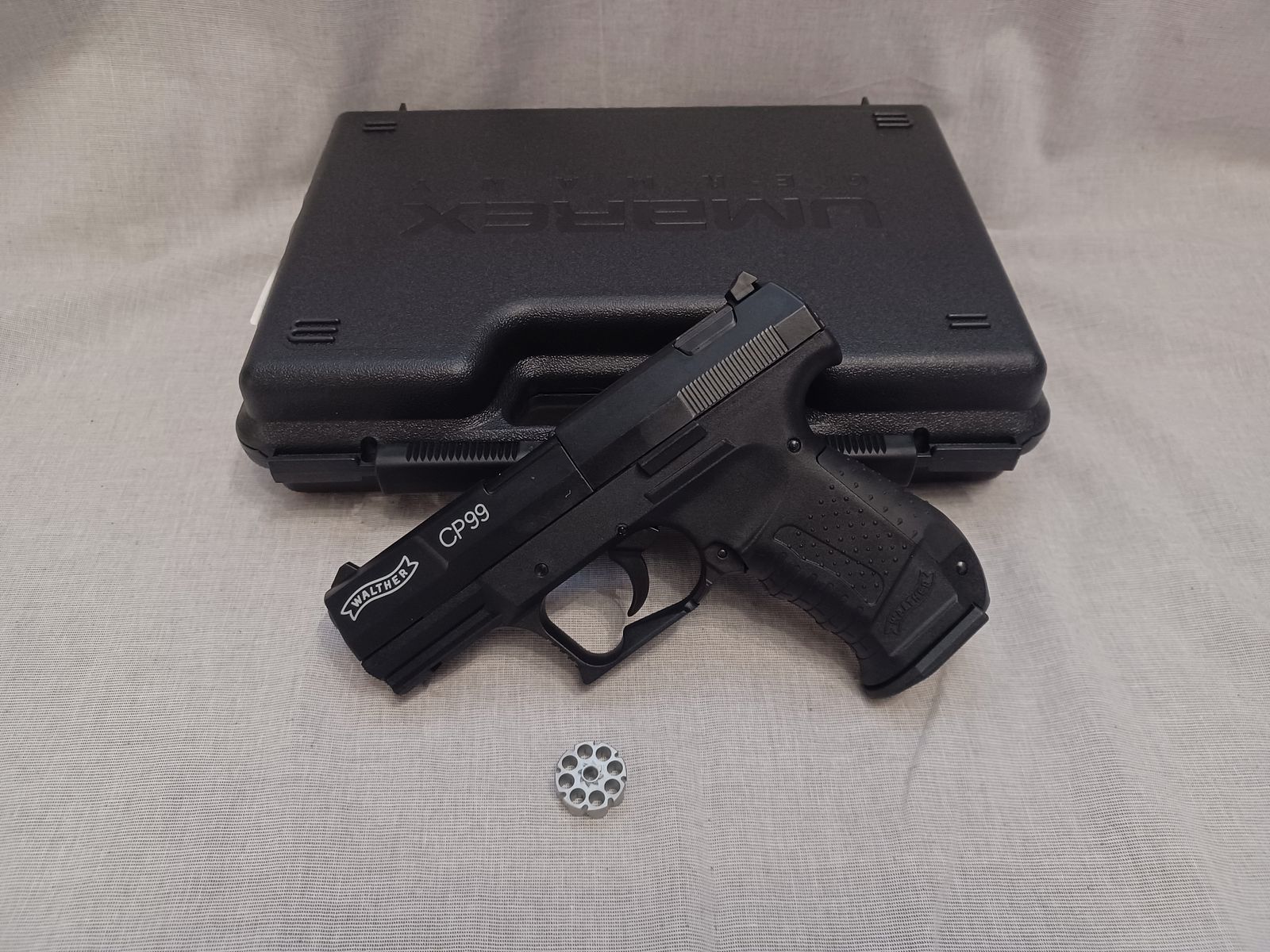 Walther CP99 black / 4,5 mm Diabolo / CO2 / Pistole / OVP (59)