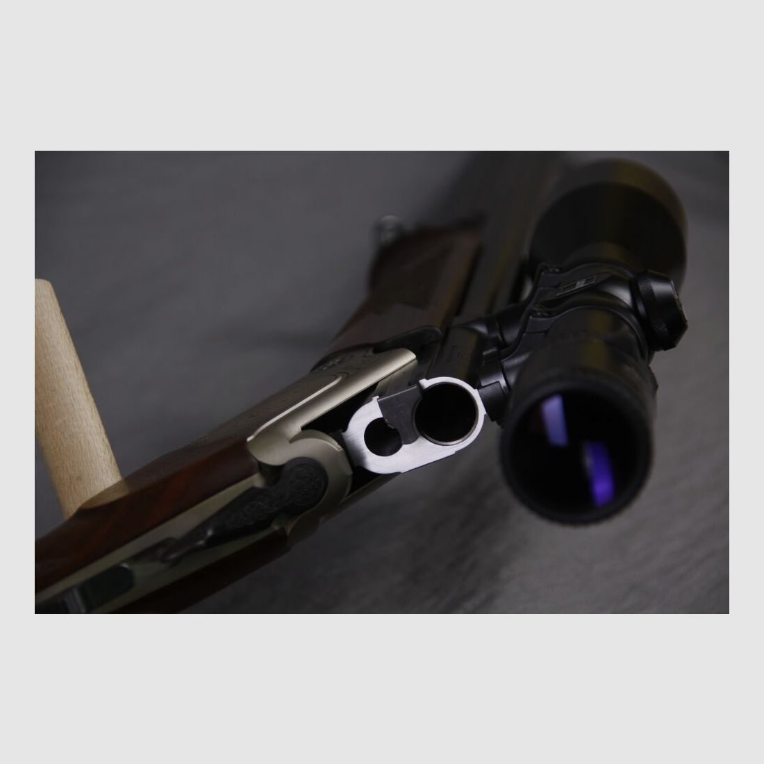 Simson Suhl BBF; break-action rifle / hand lever & muzzle brake!