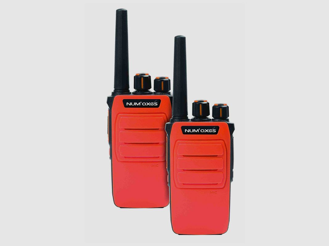 2-pack NUM AXES TLK 1054 walkietalkies