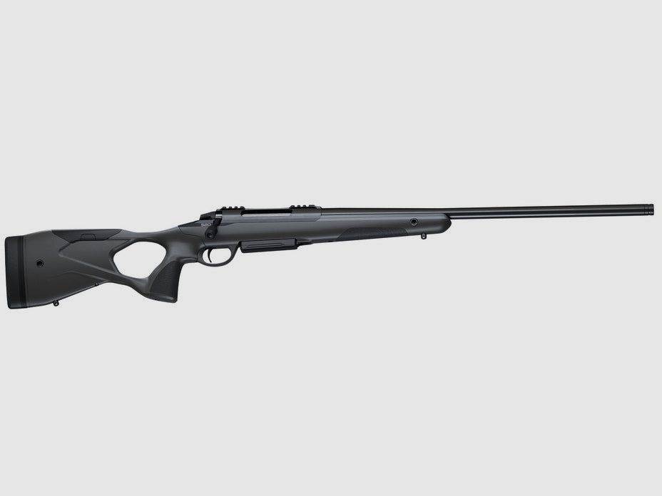 SAKO S20 HUNTER, .300 Win.Mag., schwarz, Lauflänge 24,3" 20mm, Direktabzug, 3 Schuss, ohne Visierung, schwarzer Synthetikschaft mit verstellbarer Backe, MG 5/8"-24, Bild 1 von 2