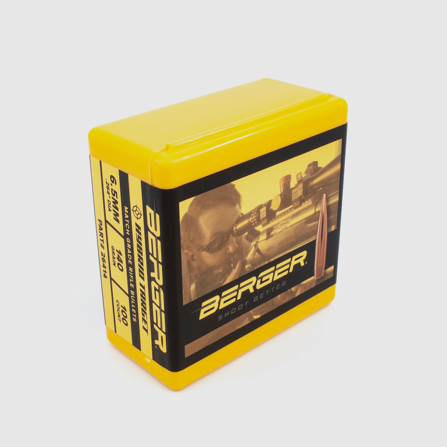 Berger Geschoss 6,5mm/.264 Hybrid Target 140GR 100 Stück