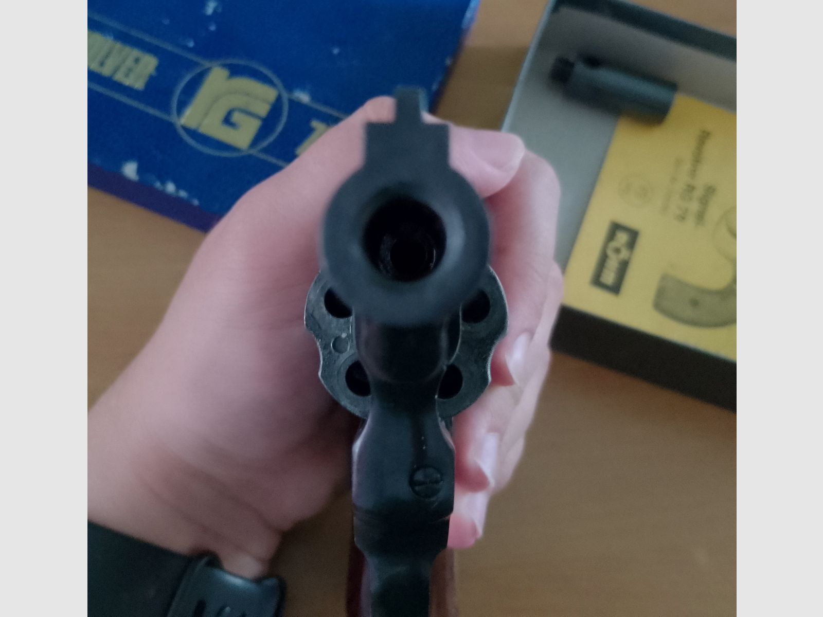 Seltener Röhm RG 79 im Kaliber 9mm Knall/ PTB 243 komplett mit Zubehör!