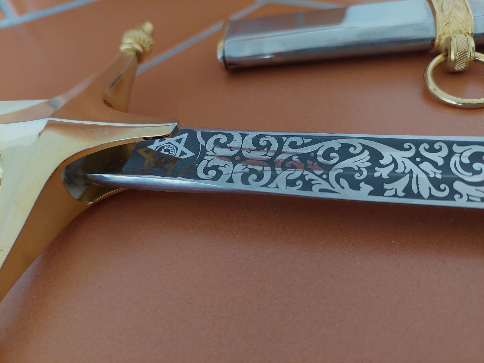 WKC saber / foil, USA, 24 karat gold-plated, price negotiable