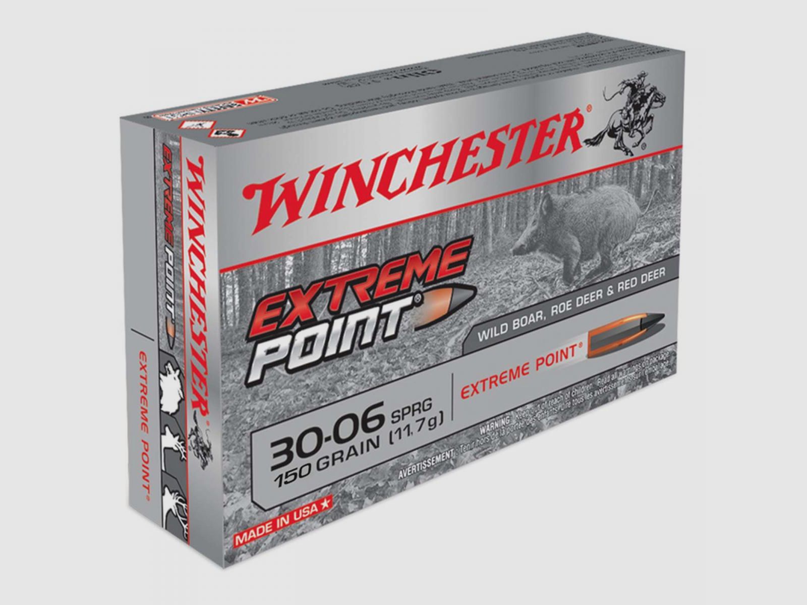 Winchester Extreme Point .30-06 Sprg. 150GR Extreme Point 20 cartridges