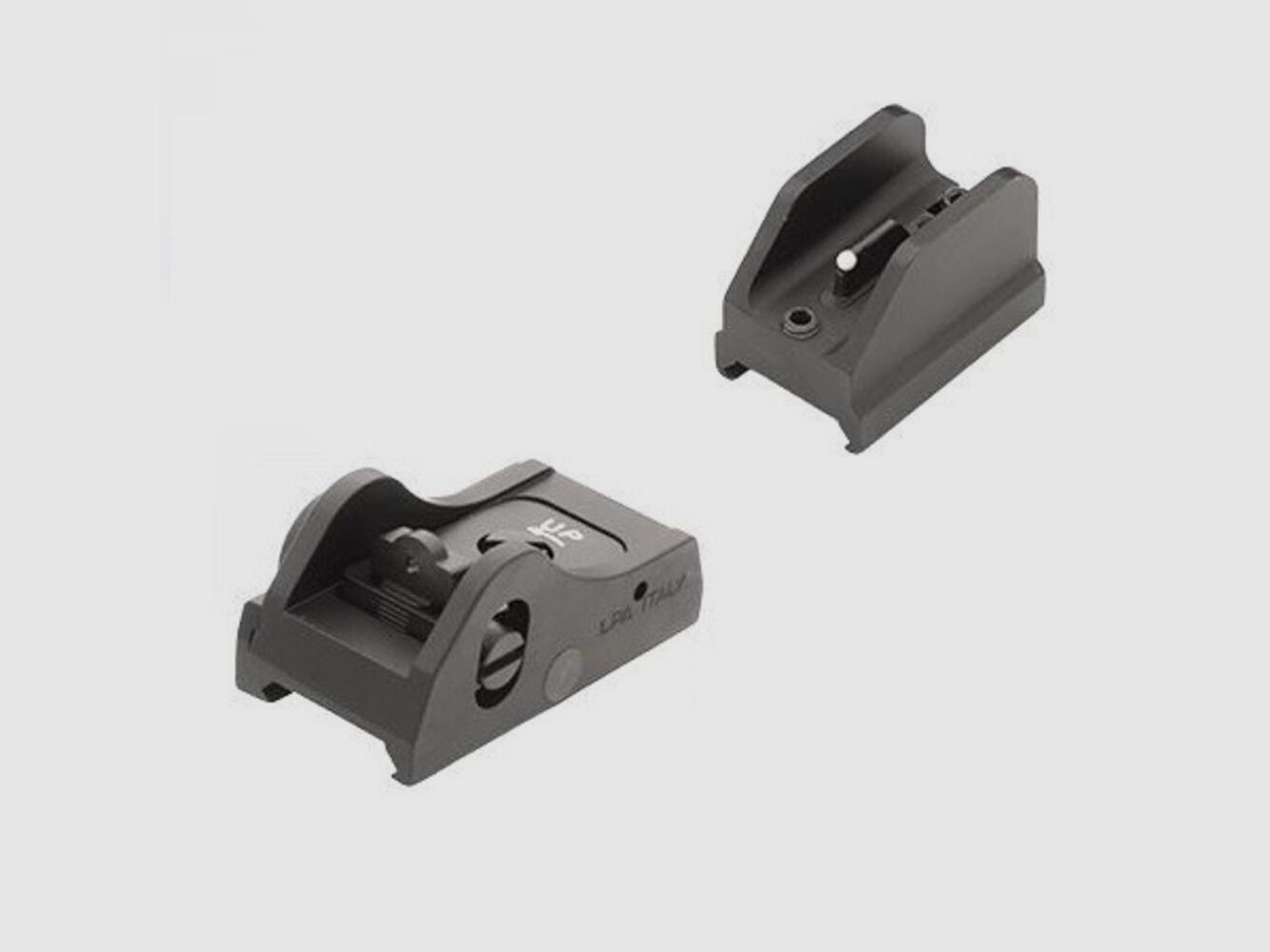 LPA STB Visierset Ghostring m/Dot weiß